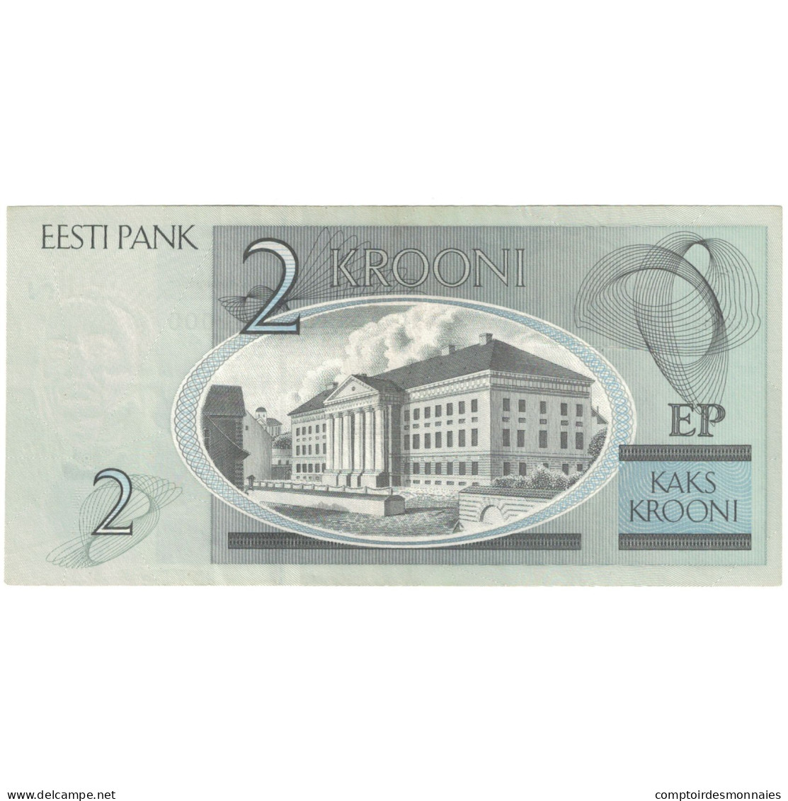 Billet, Estonie, 2 Krooni, 1992, KM:70a, SUP - Estonie