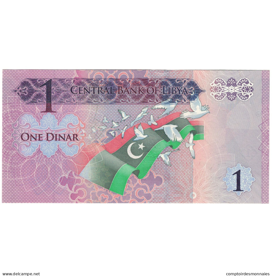 Billet, Libye, 1 Dinar, 2013, KM:76, NEUF - Libye