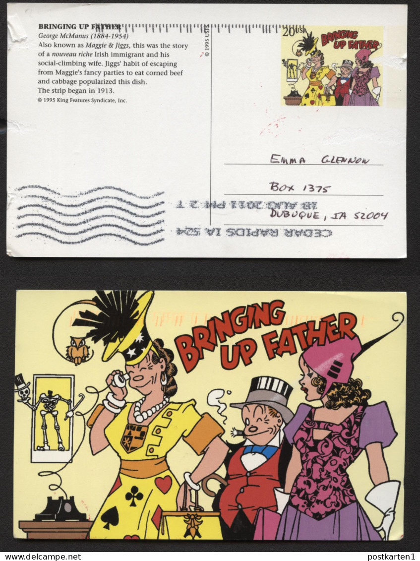 UX224 COMIC Postal Card Used Cedar Rapids IA 2011 - 1981-00