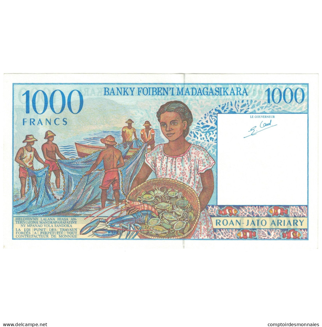 Billet, Madagascar, 1000 Francs = 200 Ariary, 1994, KM:76b, SUP - Madagascar