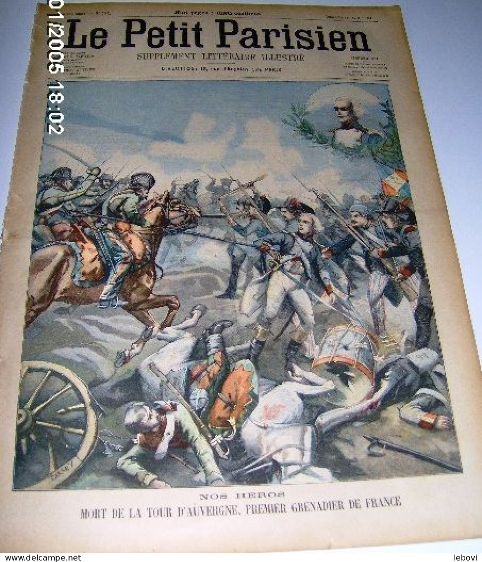 (CARHAIX) « Nos Héros – Mort De La Tour D’Auvergne, Premier Grenadier De France » In « Le Petit Parisien – ----> - Le Petit Parisien