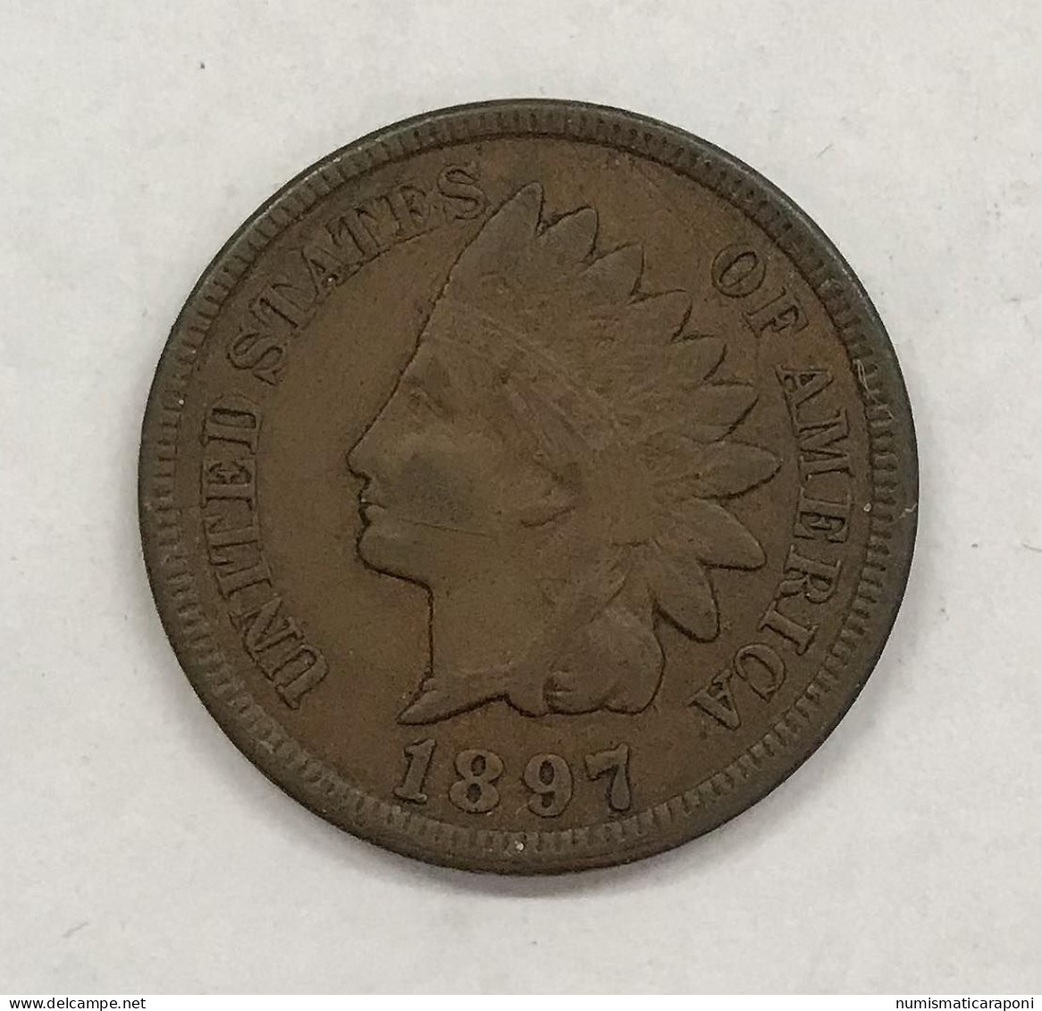 USA  U.s.a. 1 CENT 1897 INDIAN HEAD Km#90a  E.672 - 1859-1909: Indian Head