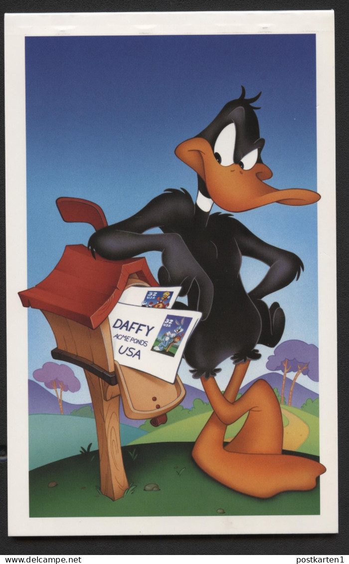 UX304a Booklet Of 10 Postal Cards DAFFY DUCK 1999 Cat. $11.00 - 1981-00