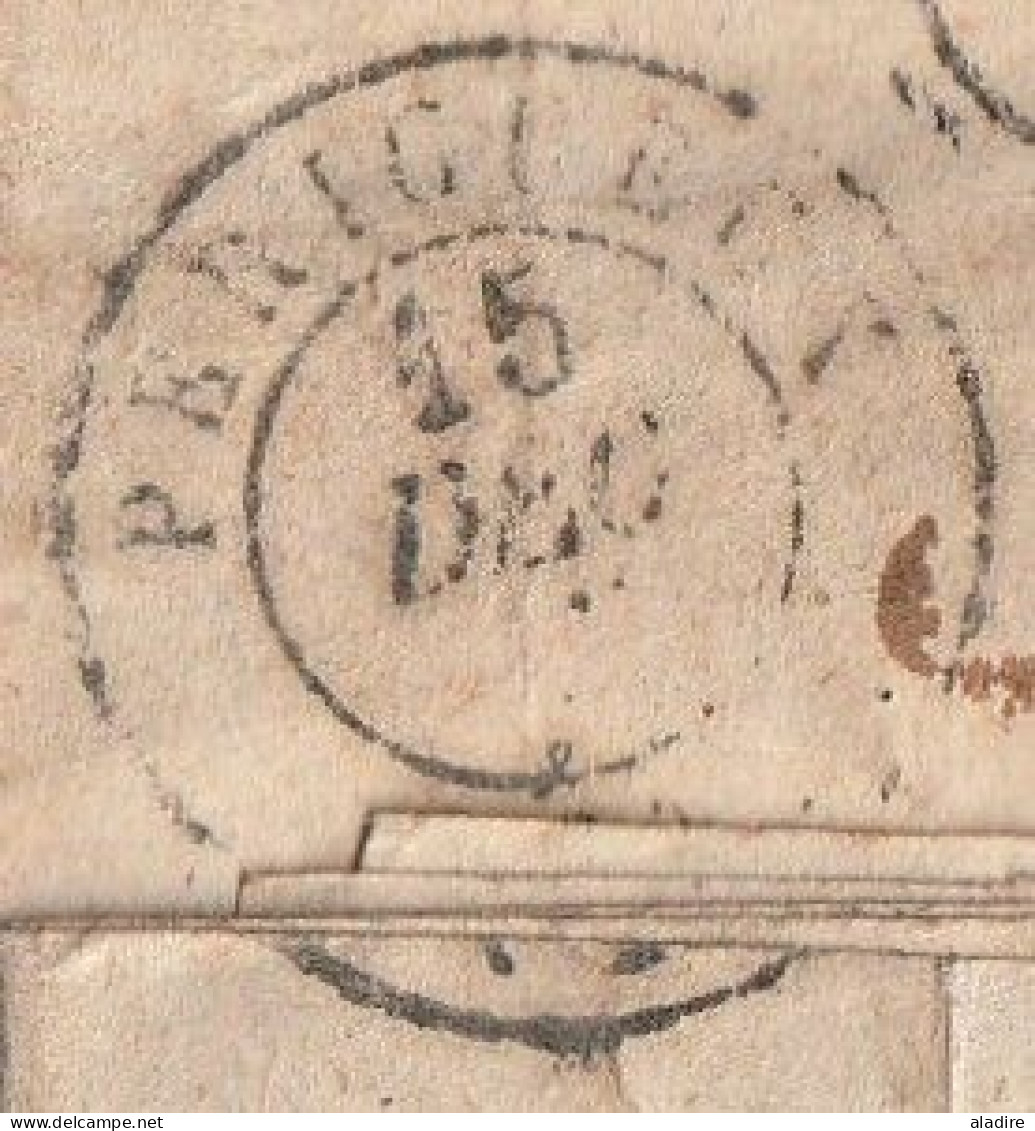 1847 - Lettre amicale de 3 pages serrées de SABERO, Leon vers COLY par MONTPAN, Dordogne, France