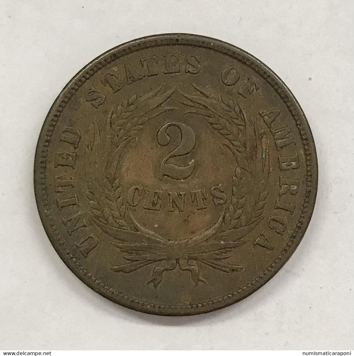 USA  U.s.a. 2 CENTS 1864 Km#94 Large  E.677 - 2, 3 & 20 Cents