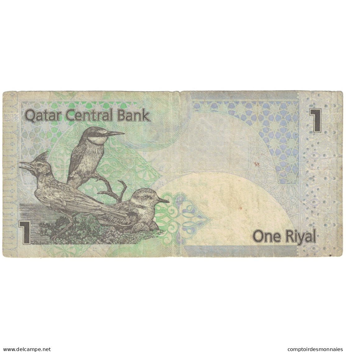 Billet, Qatar, 1 Riyal, KM:28, TB - Qatar