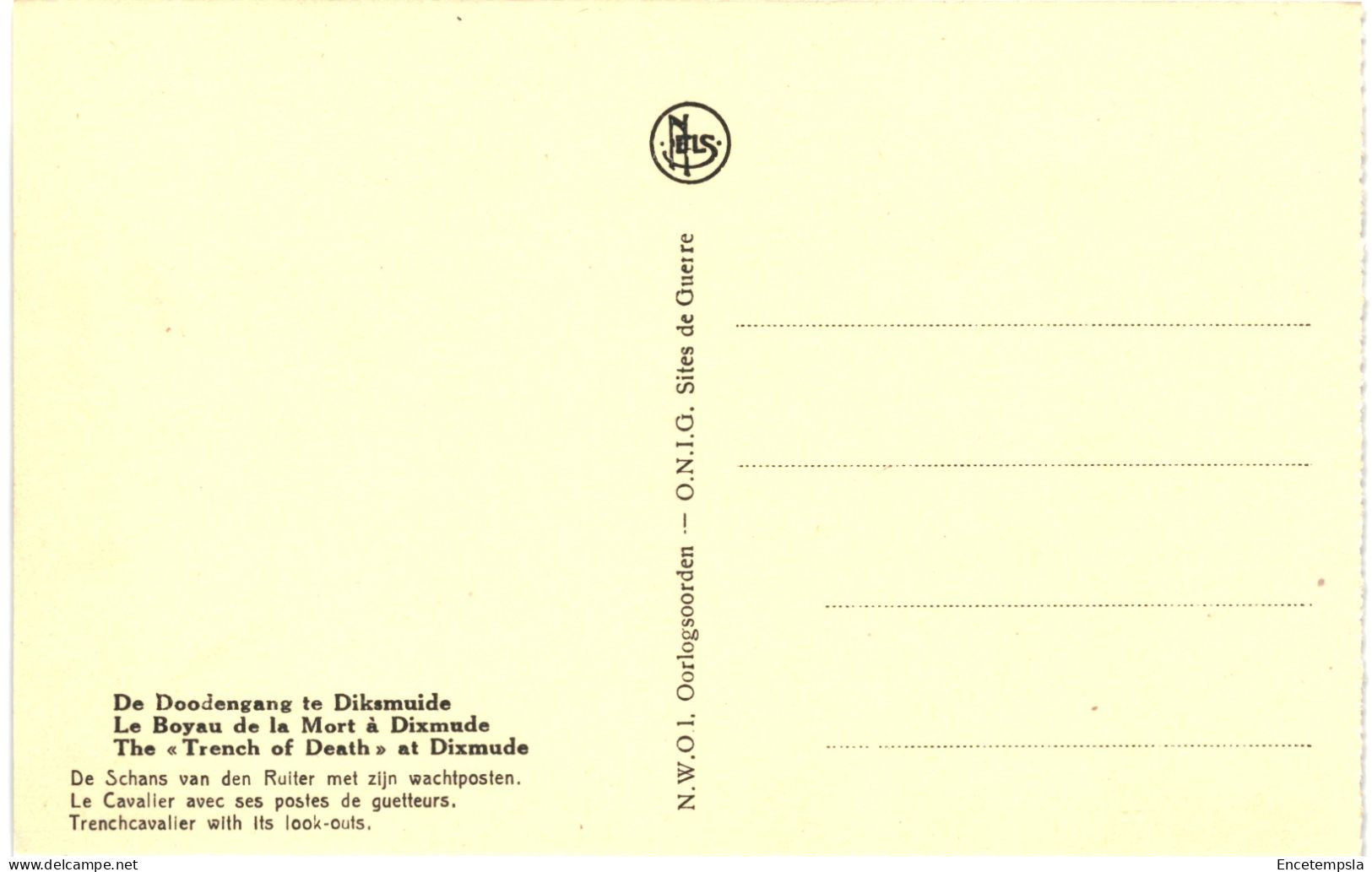 CPA Carte Postale Belgique Dixmude Le Boyau De La Mort     VM67452ok - Diksmuide