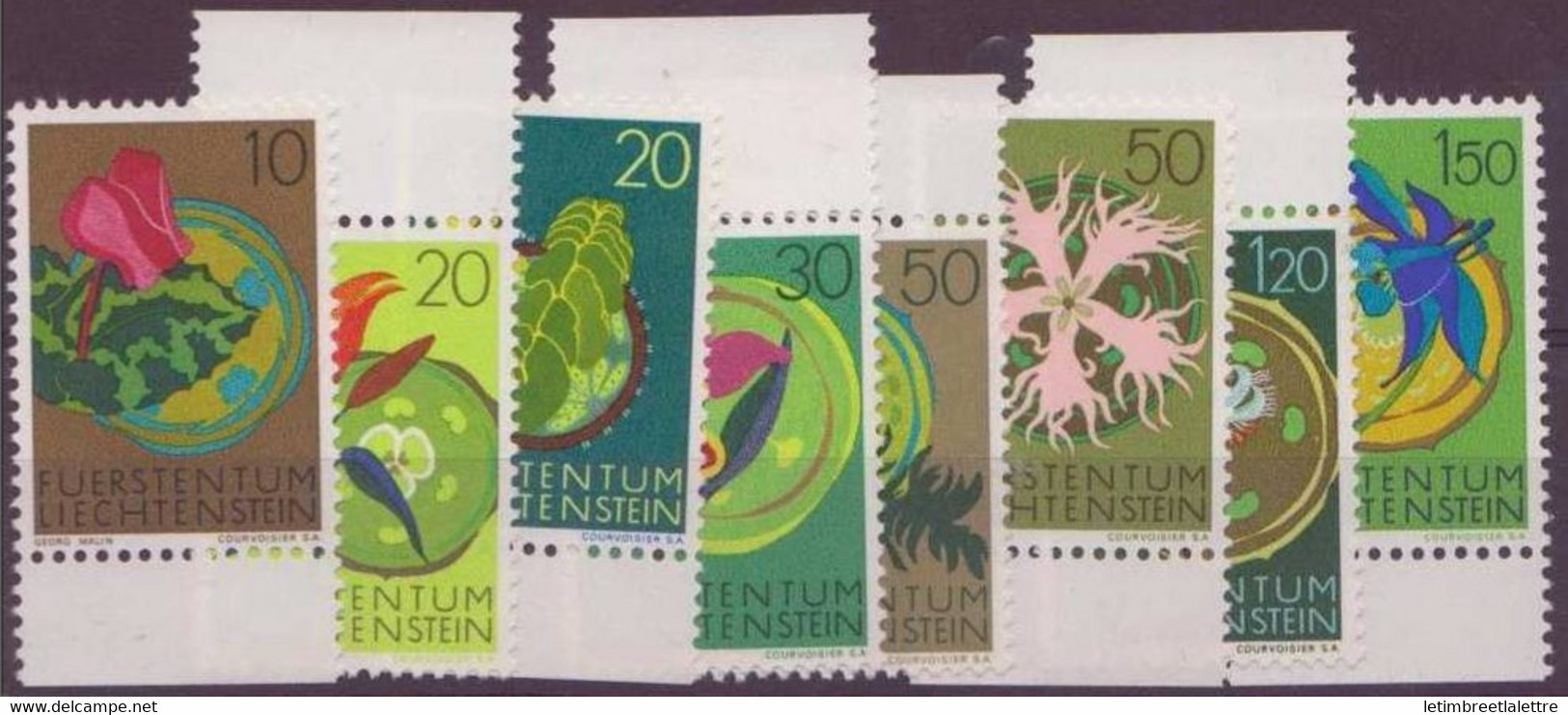 Liechtenstein - YT N° 469 à 476 ** - Neuf Sans Charnière - Unused Stamps