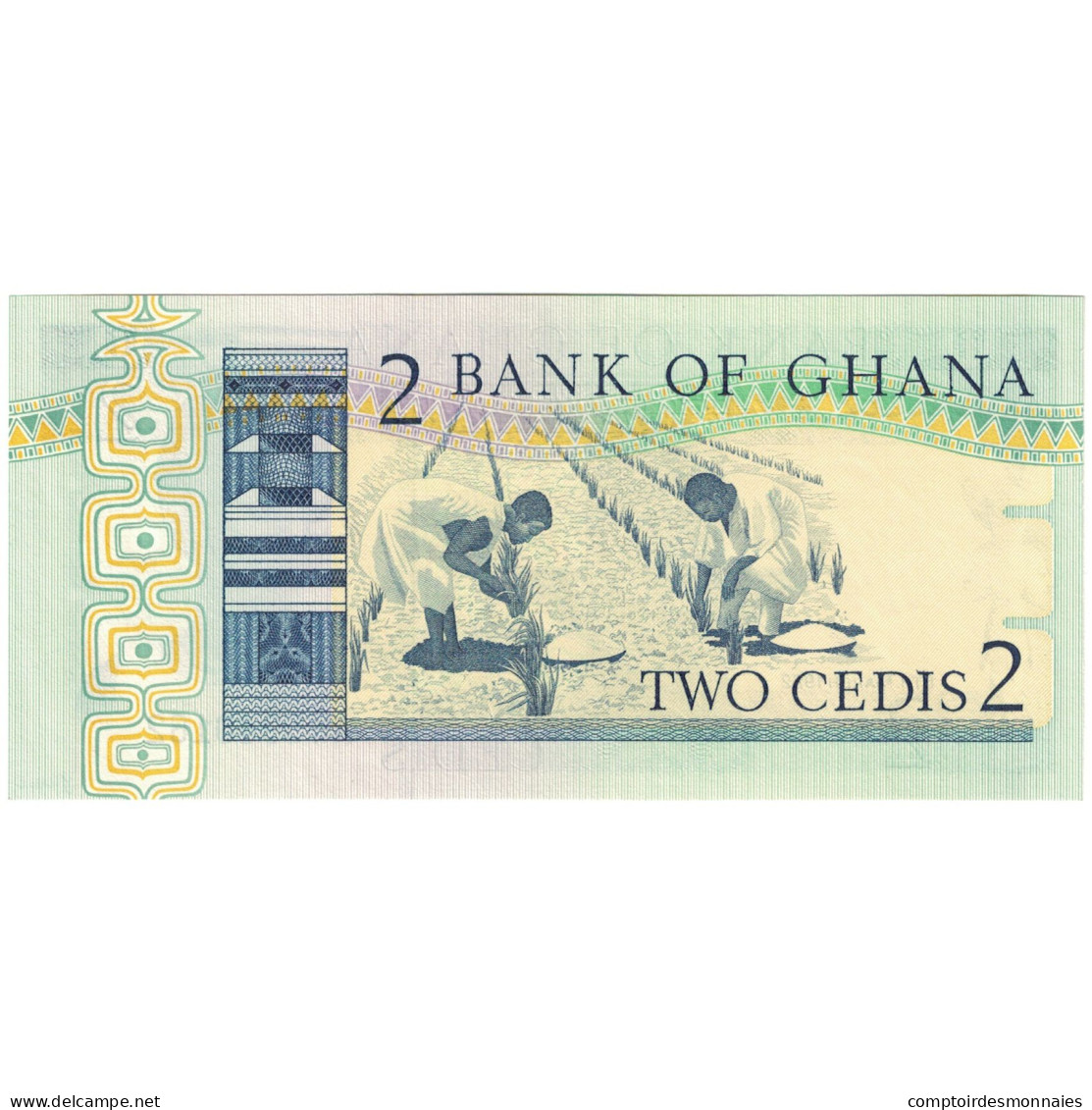 Billet, Ghana, 2 Cedis, 1982-03-06, KM:18d, NEUF - Ghana