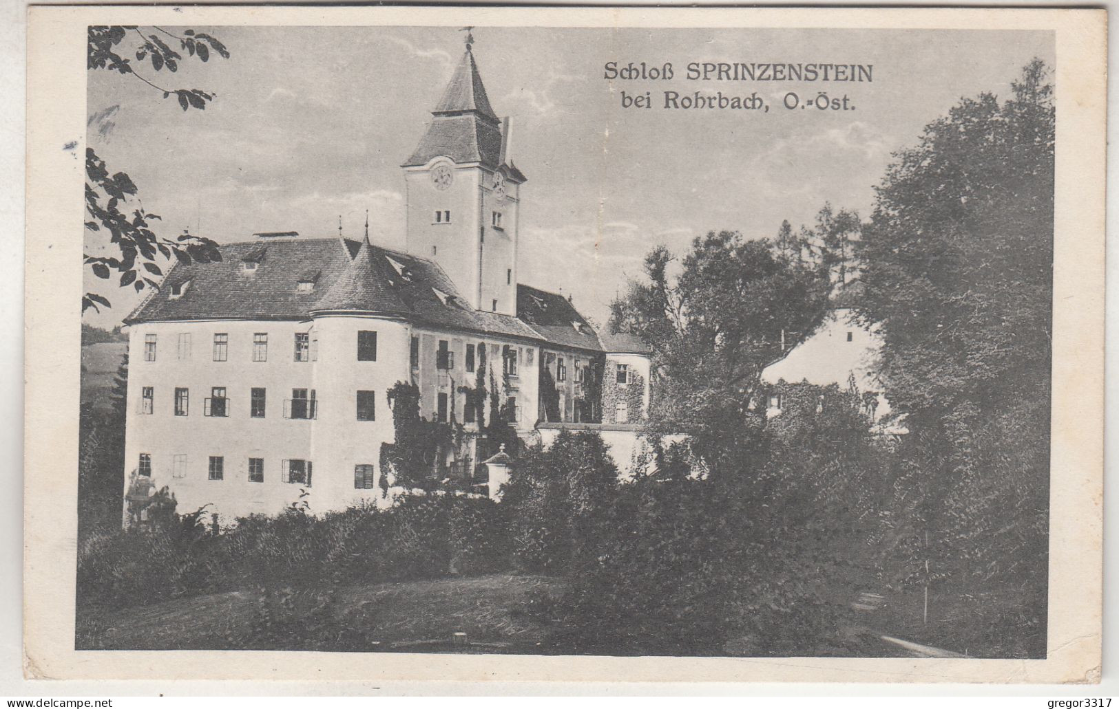 C8996) Schloß SPRINZENSTEIN Bei ROHRBACH - OÖ - Tolle Sehr Alte AK - Rohrbach