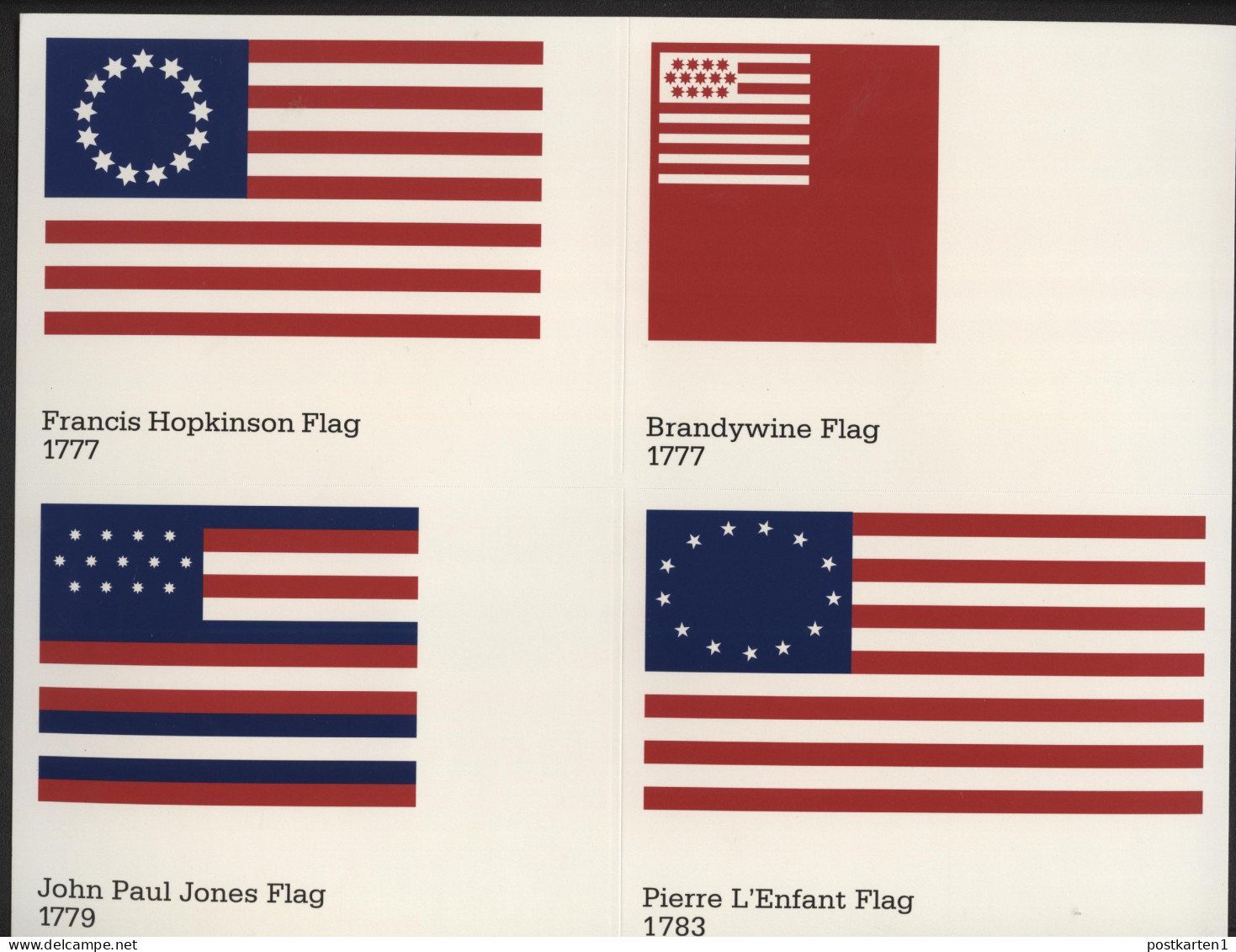 UX320a-36a postal cards 5 sheetlets of four STARS AND STRIPES 2000 Cat.$38.00