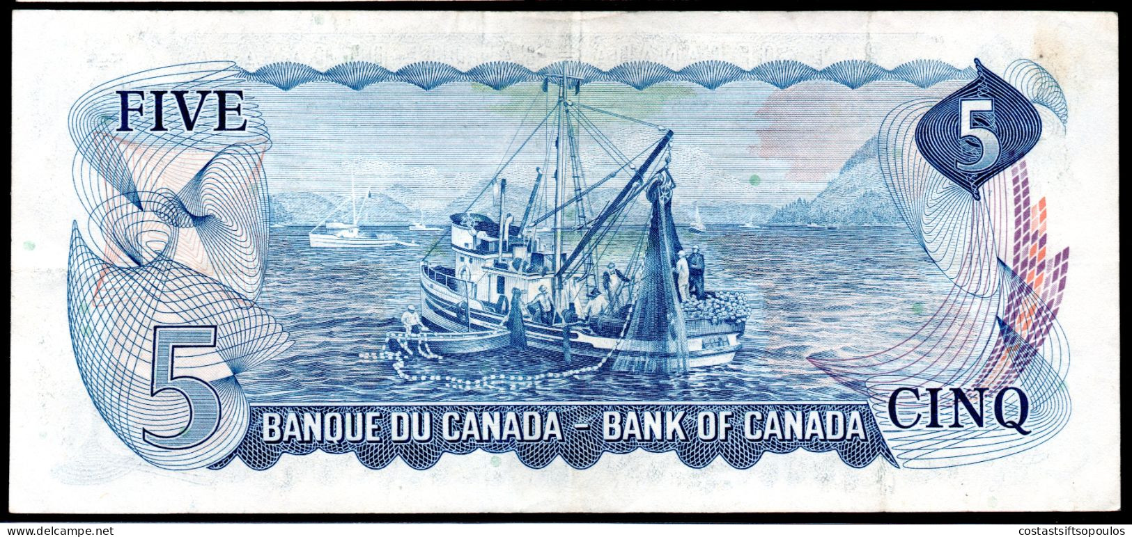 1524..CANADA. .1973 $1,1974 $ 2,1972 $5 CIRCULATED LOT.NICE CONDITION,7 SCANS