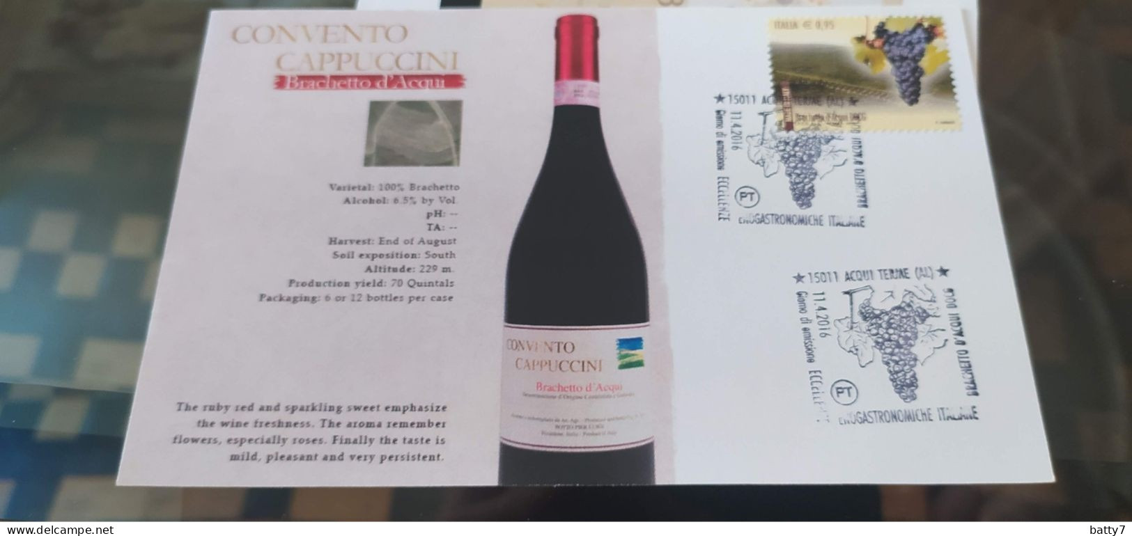 ITALIA VINI -  20 CARTONCINI ARTIGIANALI - UNICI TUTTI DIFFERENTI