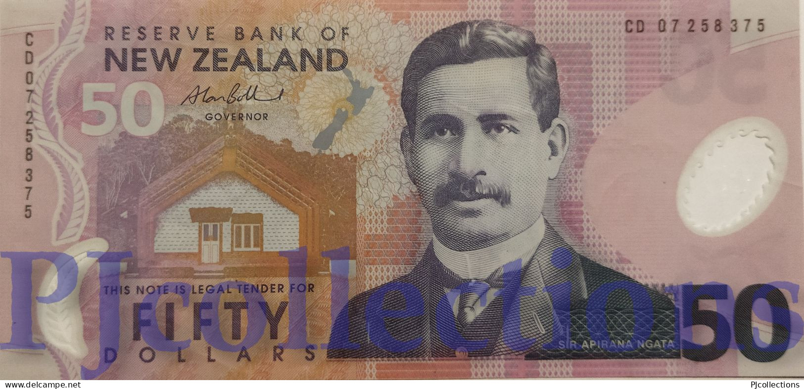 NEW ZEALAND 50 DOLLARS 2007 PICK 188b POLYMER AXF - Nueva Zelandía
