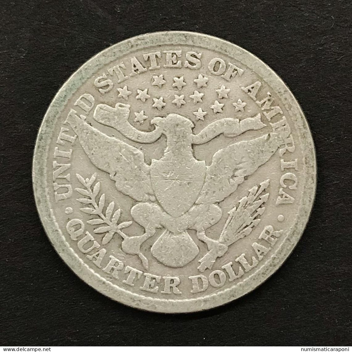 USA U.s.a. 1892 Quarto Di Dollaro Quarter Dollar Km#114 E.689 - 1892-1916: Barber