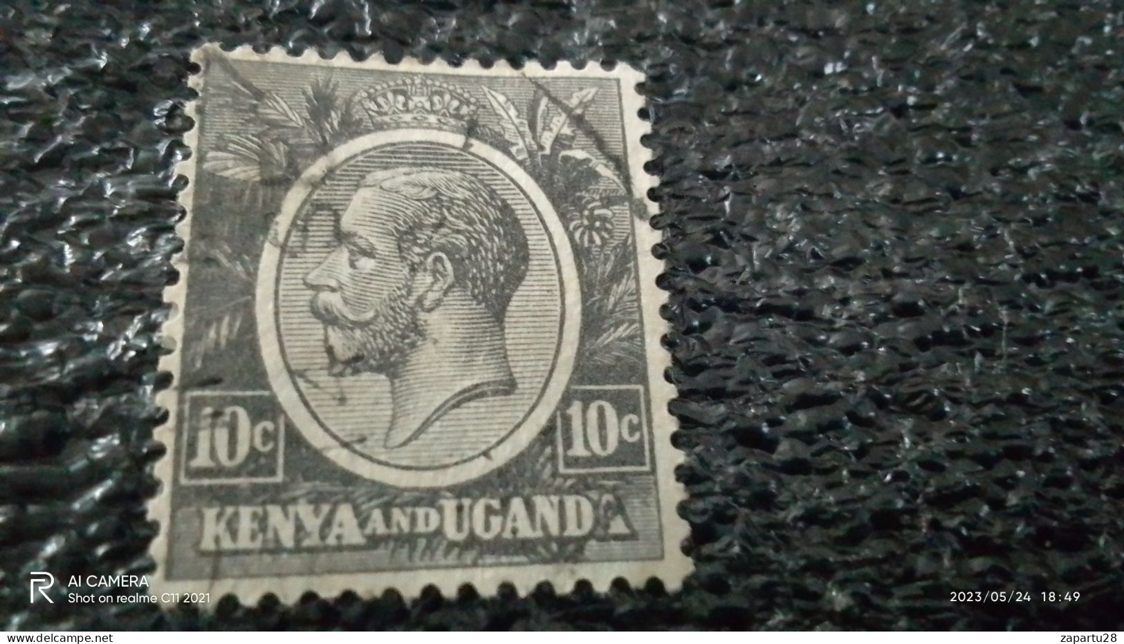 KENYA-UGANDA-1927   10C    USED - Kenya & Uganda