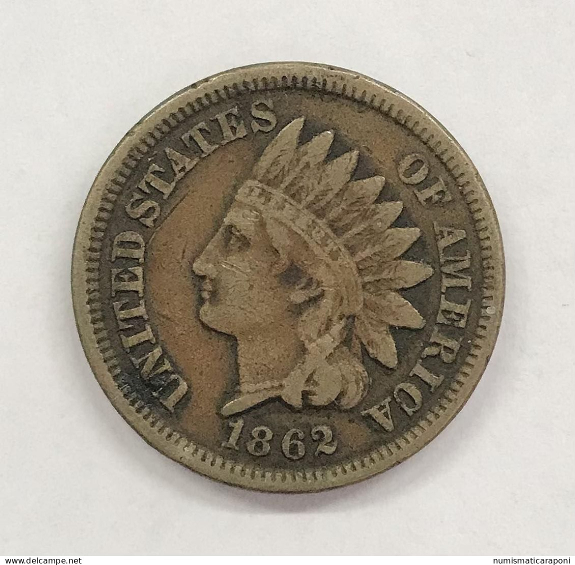 USA  U.s.a. 1 CENT 1862 INDIAN HEAD Km#90  E.692 - 1859-1909: Indian Head