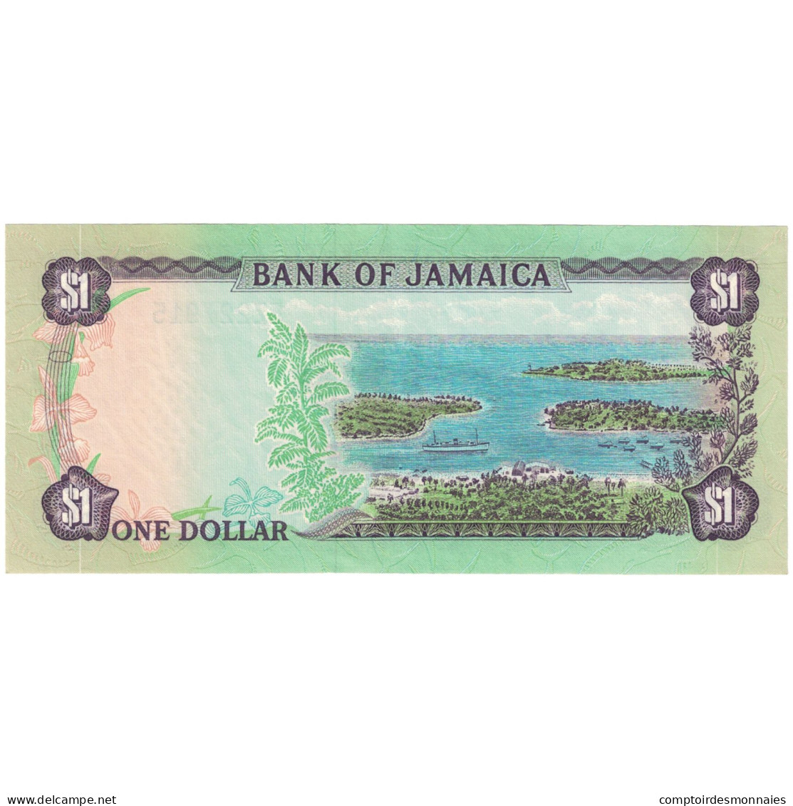 Billet, Jamaïque, 1 Dollar, 1989, 1989-07-01, KM:68Ac, SUP - Jamaica
