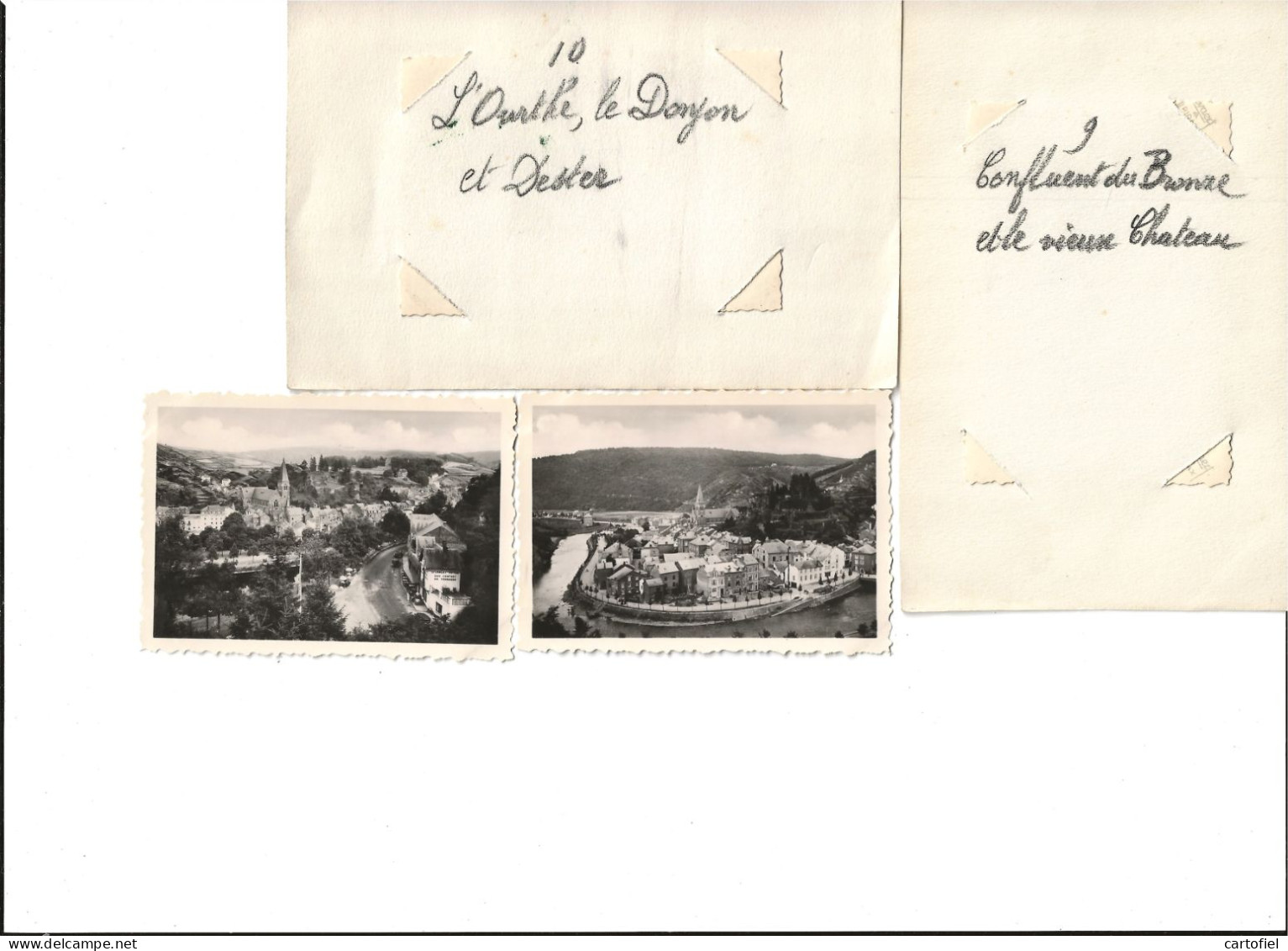 LA-ROCHE-EN-ARDENNE-LOT DE 10 SNAPSHOTS-PHOTOS-GEVAERT-EDITION NELS-TOUT IDENTIFIEE-BONNE ETAT -VOYEZ LES 7 SCANS-RARE!?