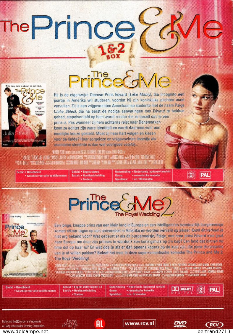 The Prince & Me Box 1&2 - Romantiek