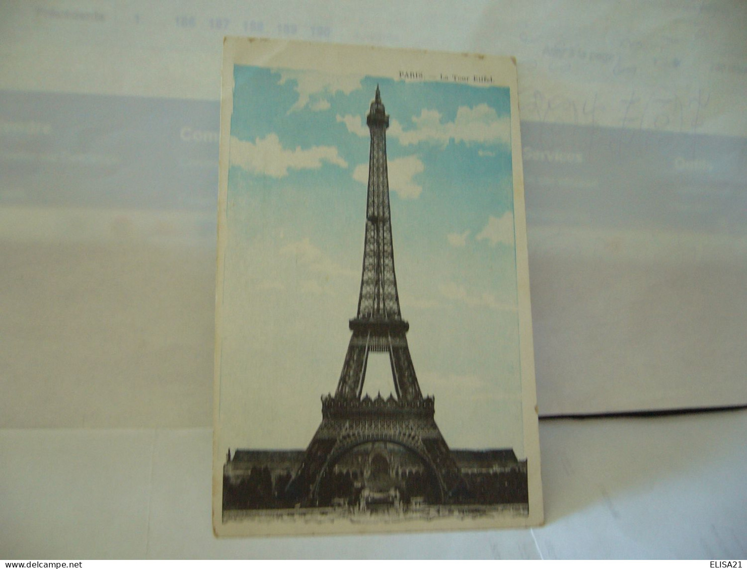 PARIS 75 PARIS LA TOUR EIFFEL THE EIFFEL TOWER CPA - Tour Eiffel