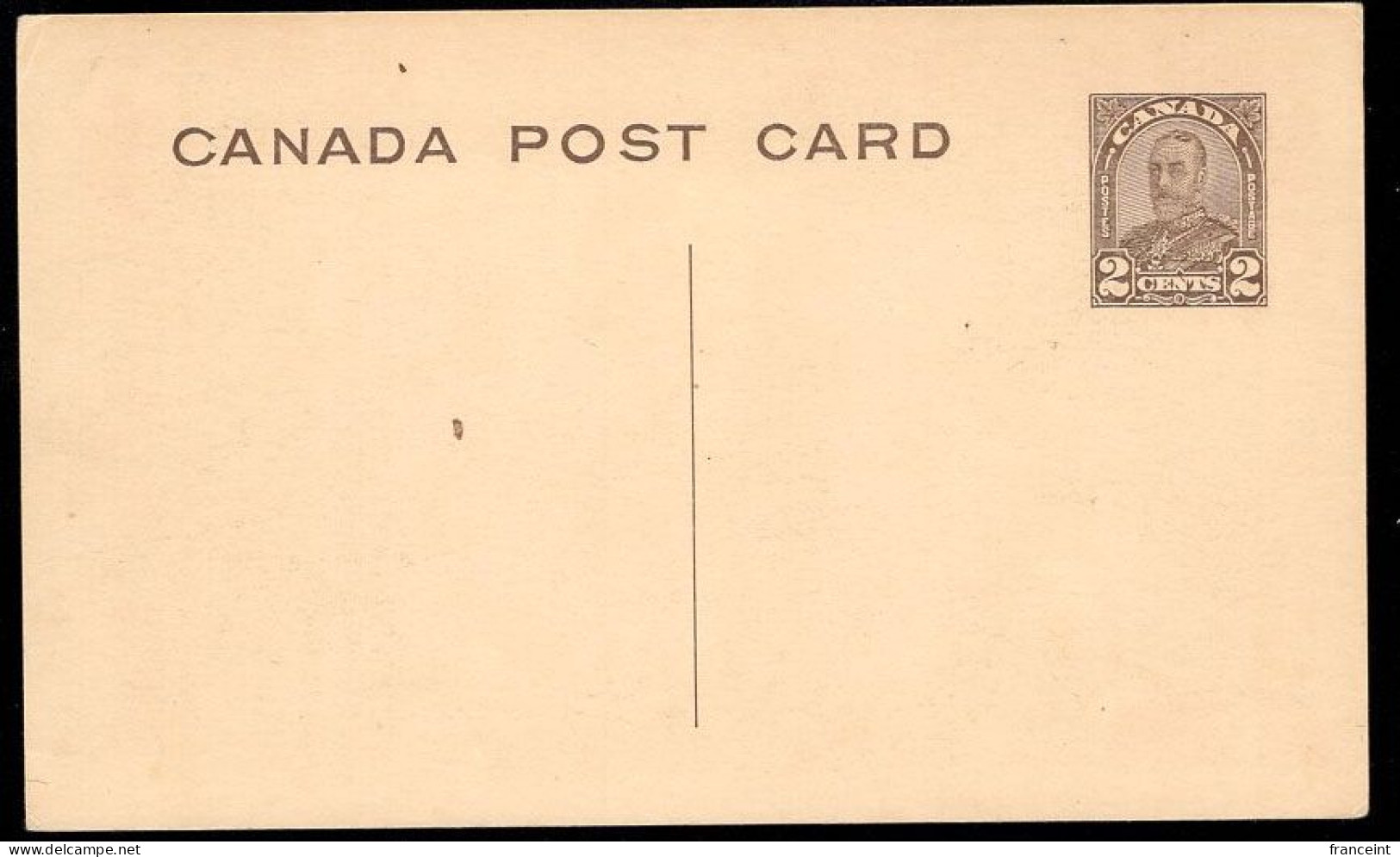 CANADA(1930) Prow Of Fishing Boat. 2 Cent Postal Card With Sepia Illustration. Cruising Lake Muskoka. - 1903-1954 Rois