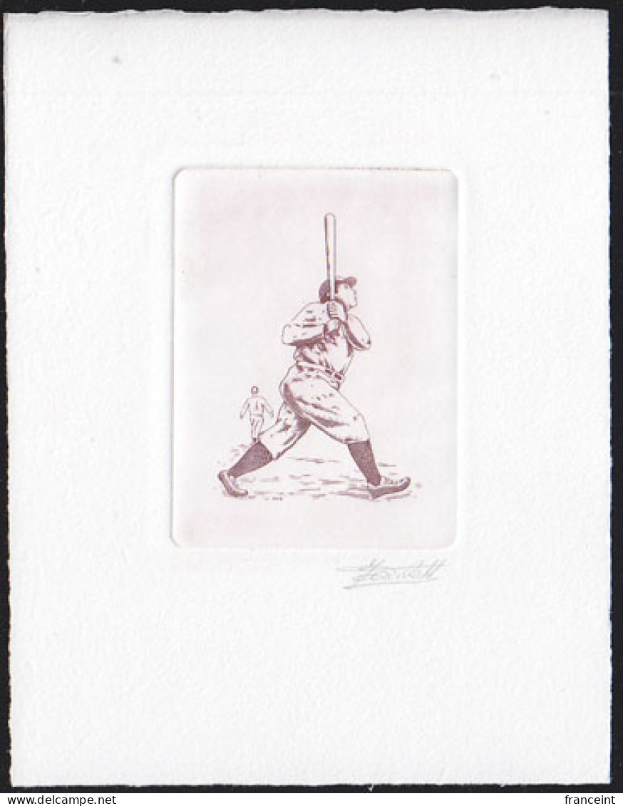 BELGIUM(1992) Batter. Die Proof In Brown Signed By The Engraver, Representing The FDC Cachet. Scott No B1102. - Essais & Réimpressions