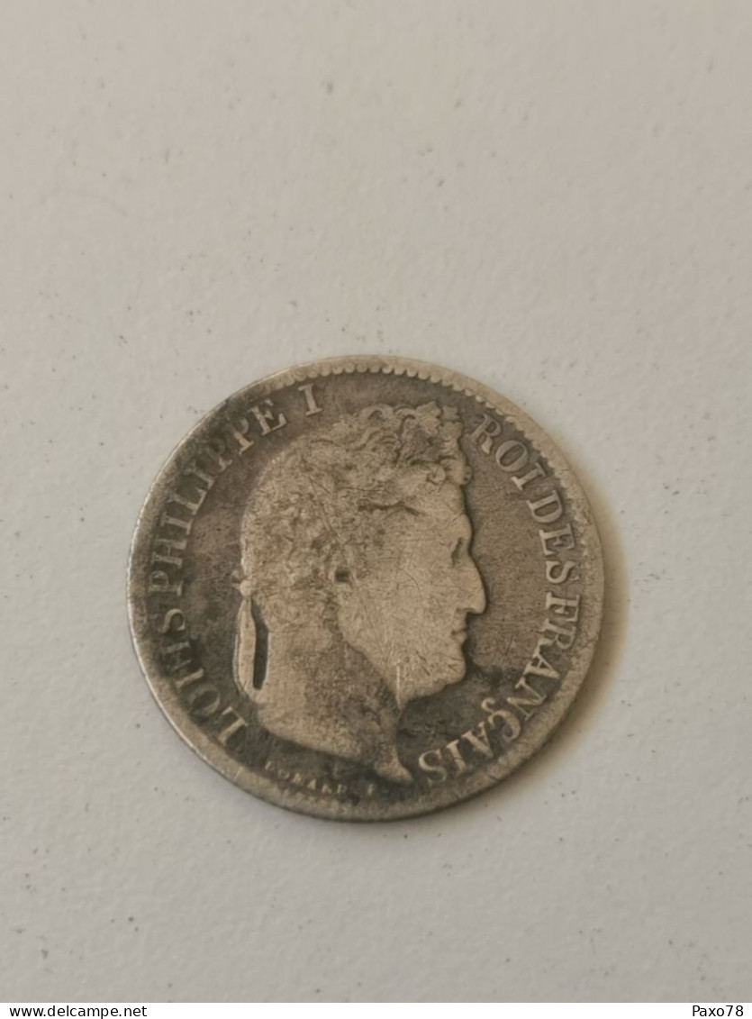 France, ½ Franc Louis Philippe 1838 W Lille. Rare !!! - 1/2 Franc