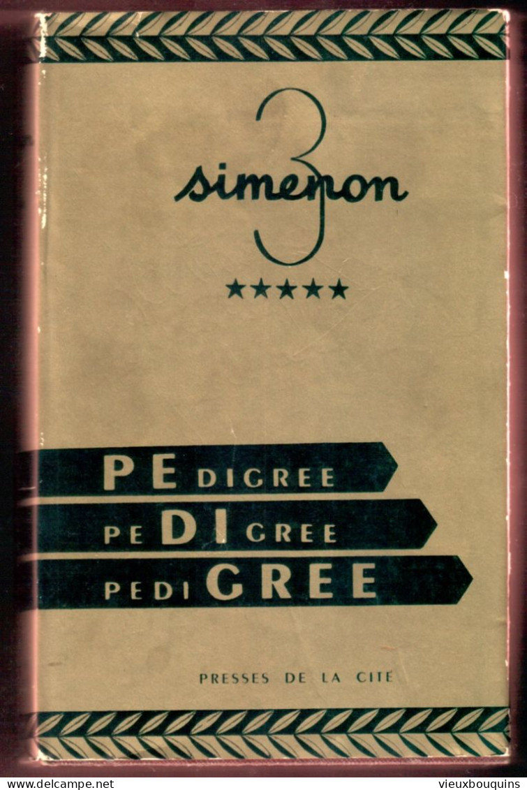 Collection : Trio. Tome 5. Voir Titres Sur Scan (G. Simenon) 1958 - Autores Belgas