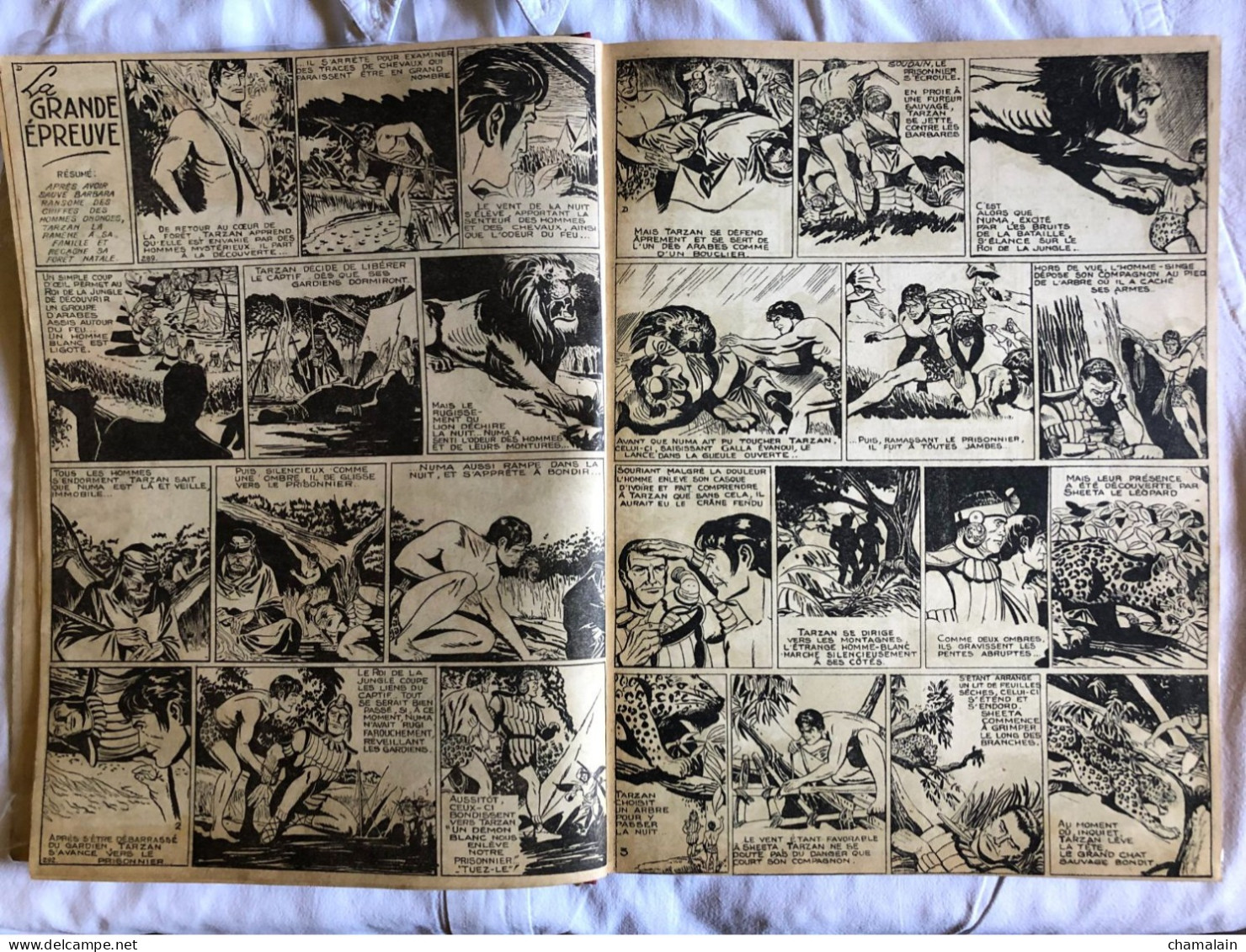 COLLECTION TARZAN RECUEIL N°9a (rare) N°88 à 96 (Collection Réf.TZC112 - Années 1951/52) - Edition Originale. TBE - Tarzan