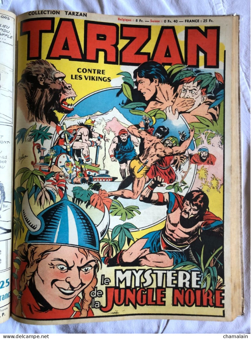 COLLECTION TARZAN RECUEIL N°9a (rare) N°88 à 96 (Collection Réf.TZC112 - Années 1951/52) - Edition Originale. TBE