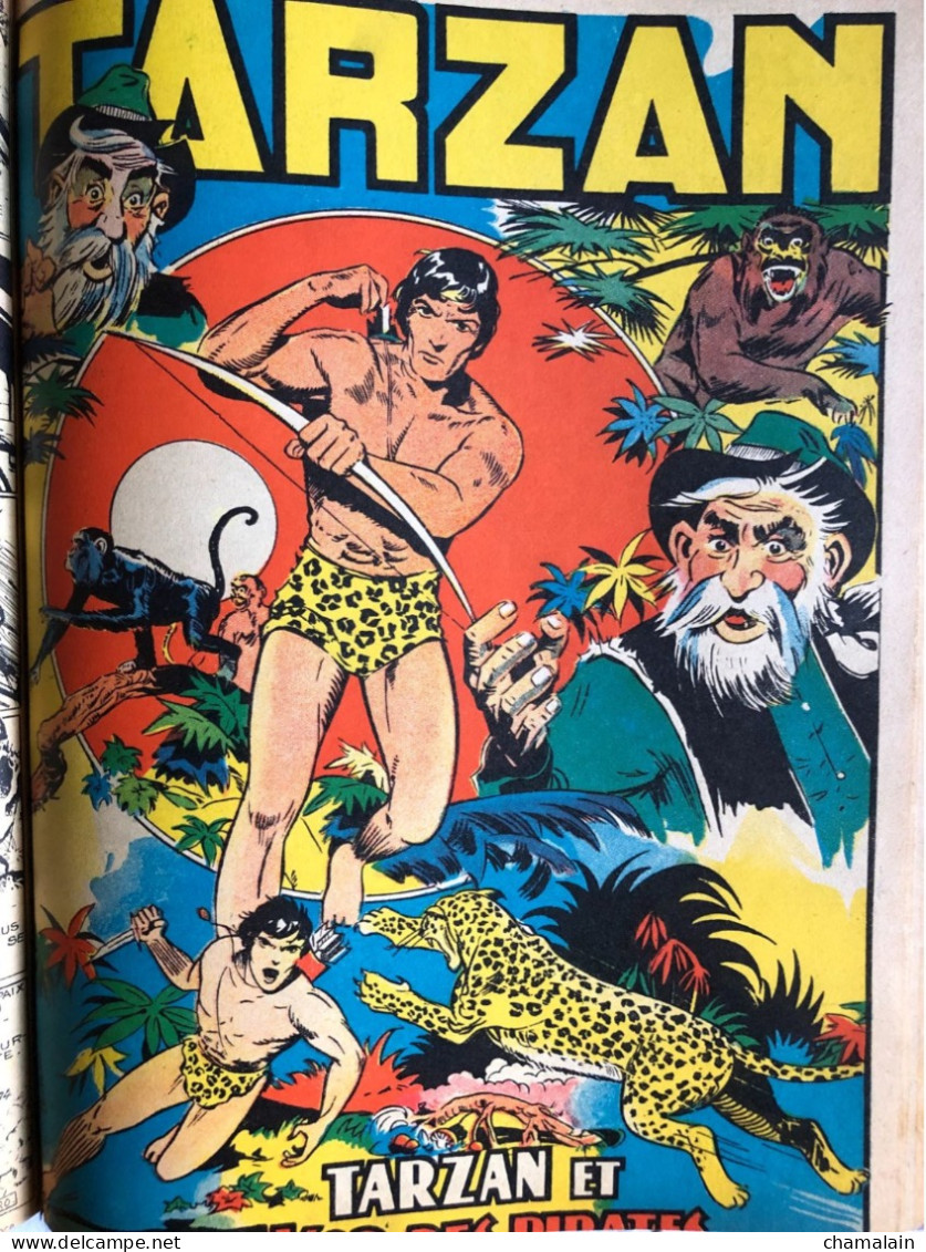 COLLECTION TARZAN RECUEIL N°9a (rare) N°88 à 96 (Collection Réf.TZC112 - Années 1951/52) - Edition Originale. TBE