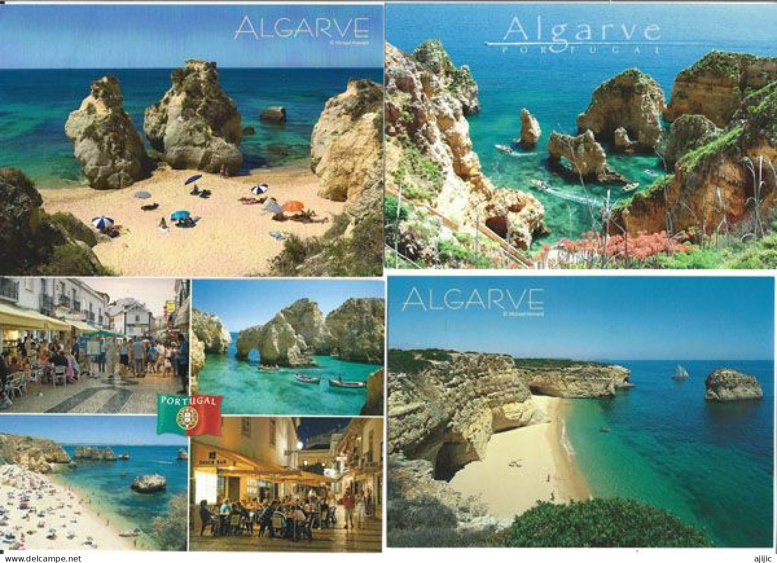 Beautiful Algarve.  4 Postcards (unused)  Only 2,50 Euro - Sammlungen & Sammellose