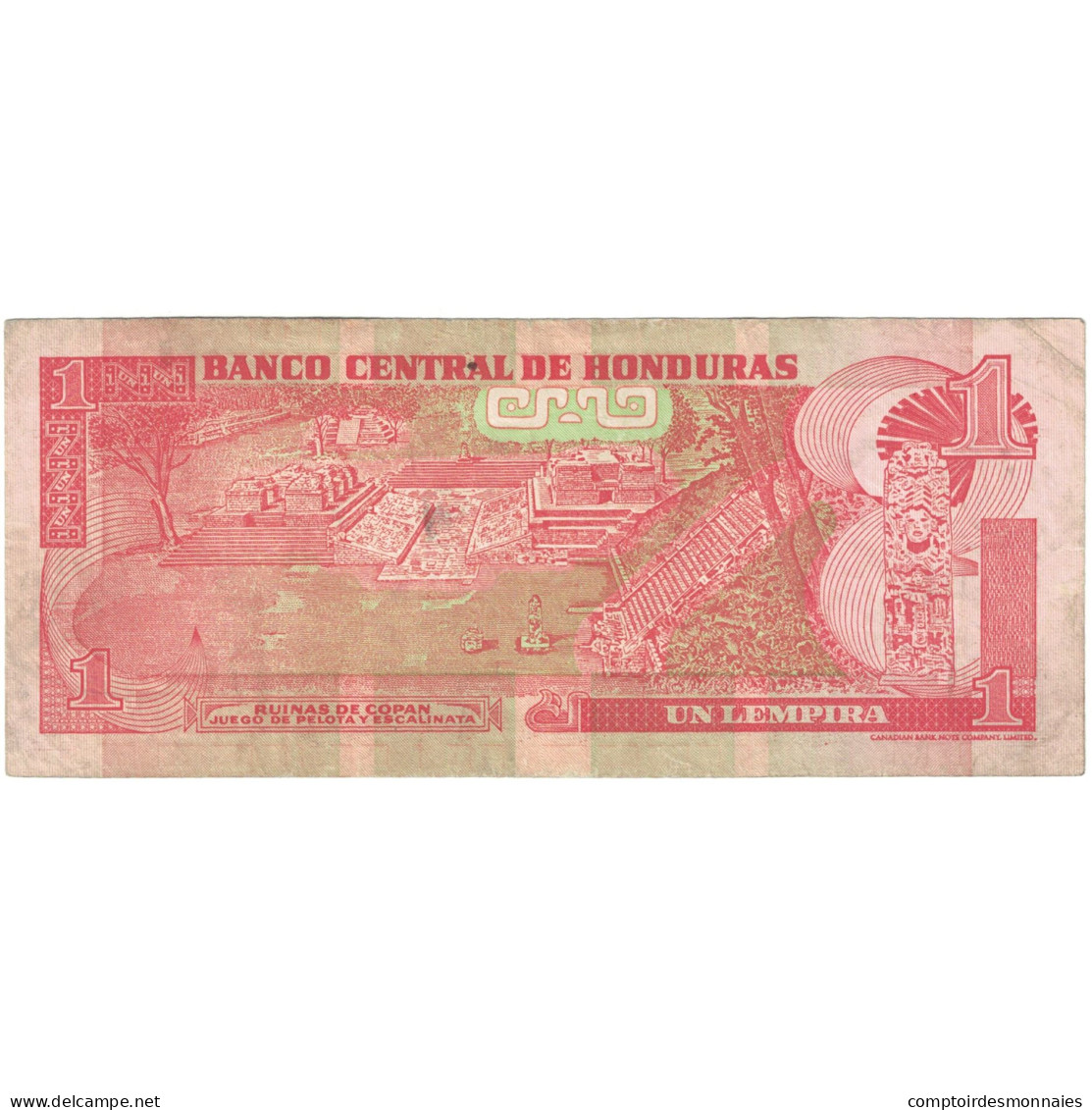 Billet, Honduras, 1 Lempira, 2006, 2006-07-13, KM:84e, TB - Honduras