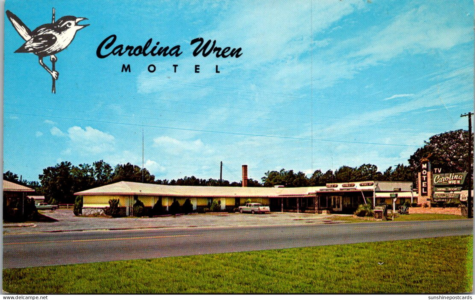 South Carolina Orangeburg Caroline Wren Motel Dining Roon And Trailer Park - Orangeburg