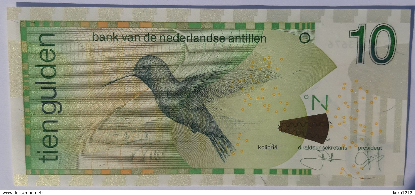 Netherlands Antilles 10 Gulden 2014 P28 UNC - Otros – América