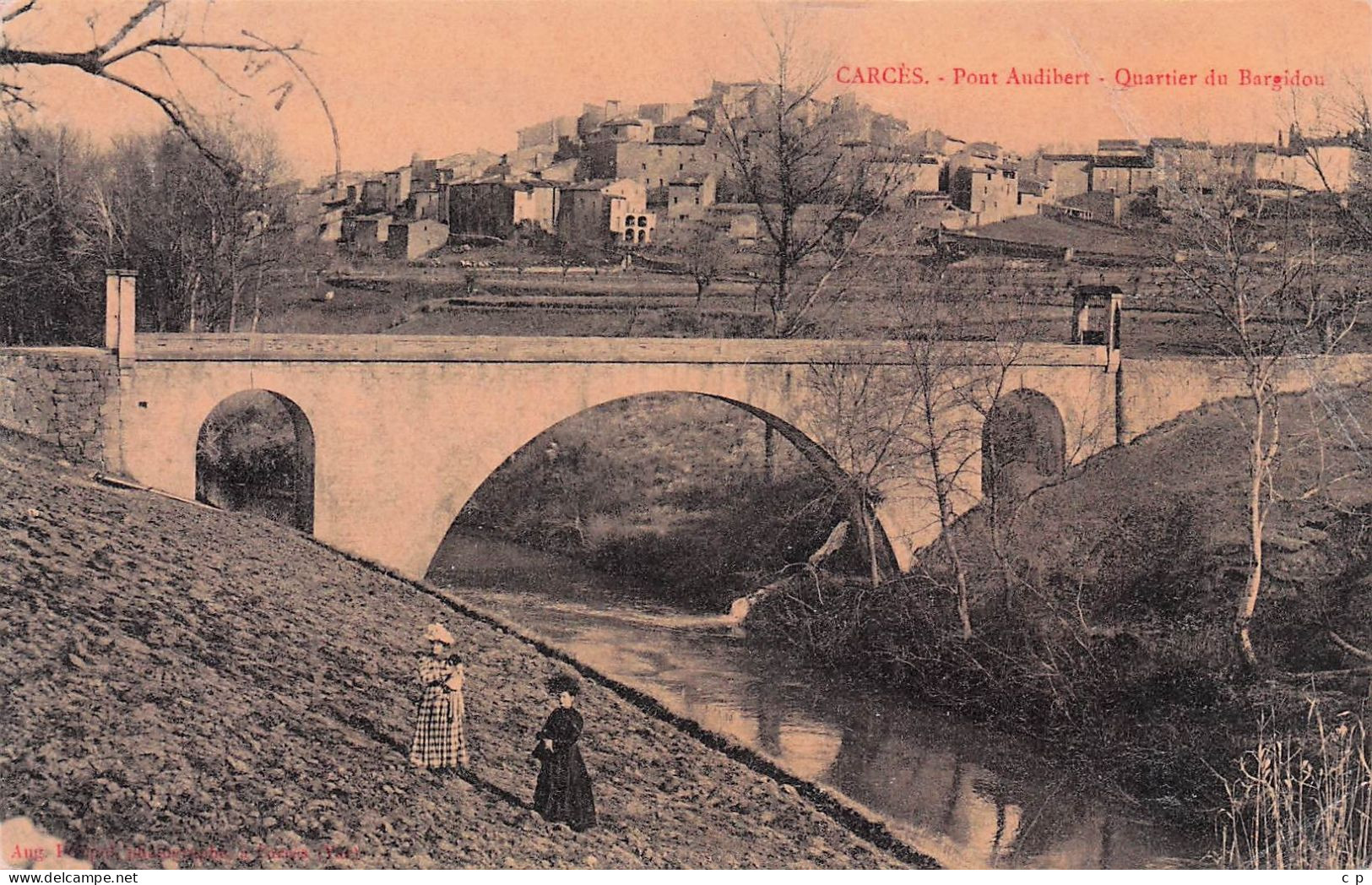 Carces - Place Marceau   - Pont Audibert - Quartier Du Bardigou - CPA °J - Carces