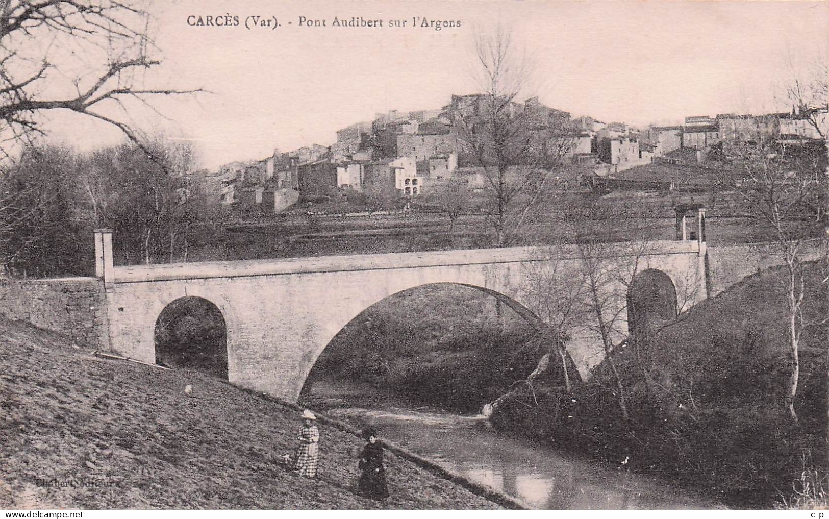 Carces - Place Marceau   - Pont Audibert - Quartier Du Bardigou - CPA °J - Carces