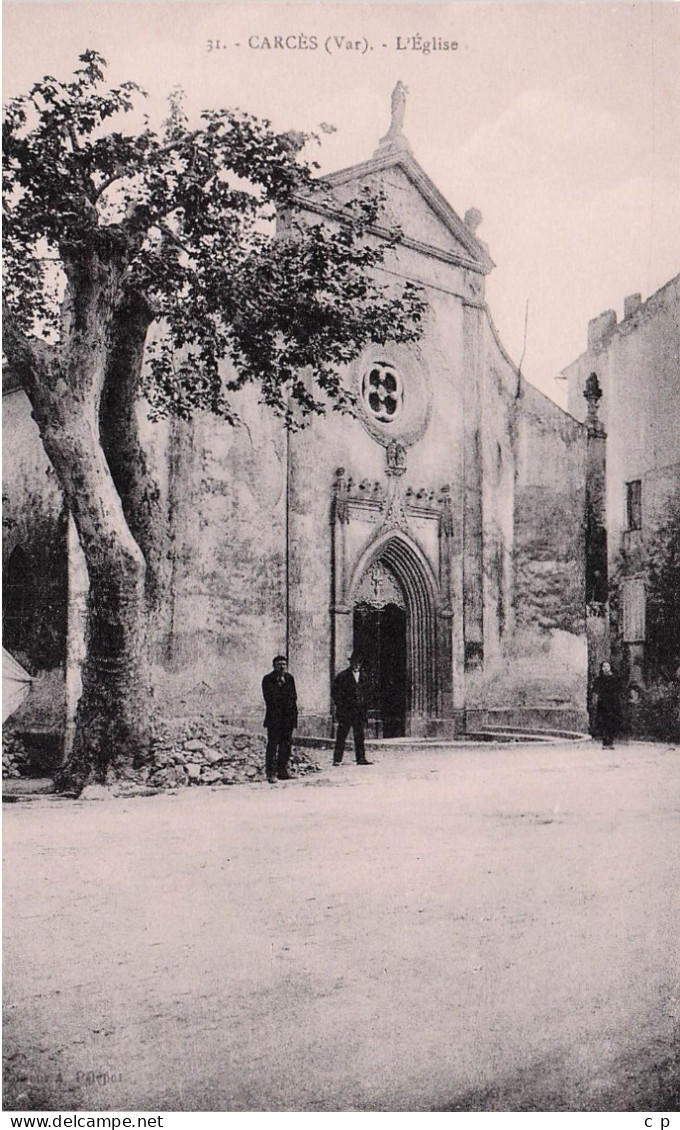 Carces - L'Eglise  - CPA °J - Carces