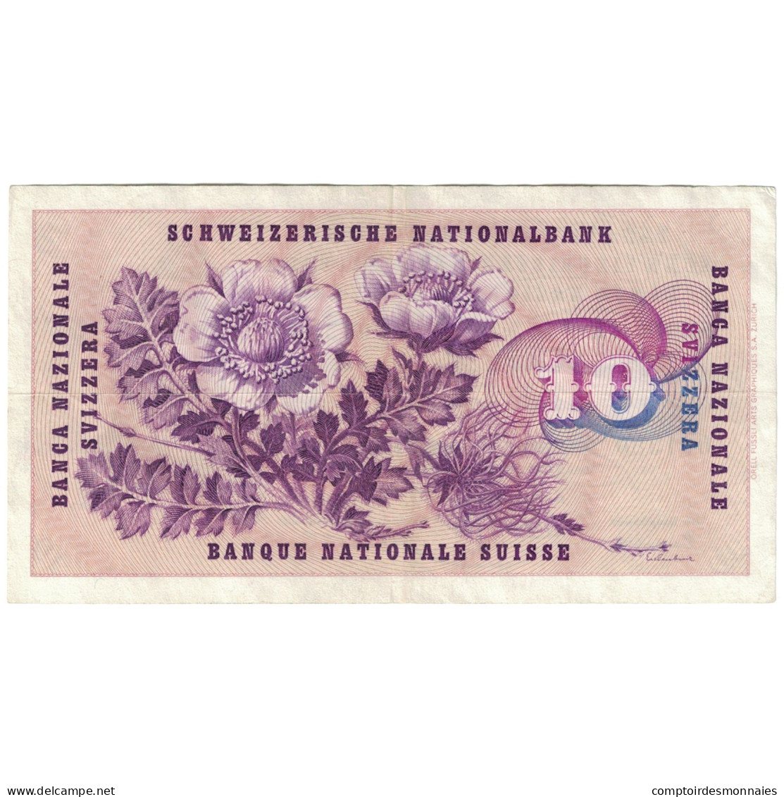 Billet, Suisse, 10 Franken, 1963, 1963-03-28, KM:45h, TTB - Schweiz