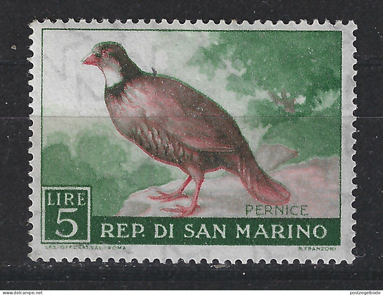 San Marino MNH : Patrijs Partridge Perdrix Perdiz Pernice Vogel Bird Ave Oiseau - Pernice, Quaglie