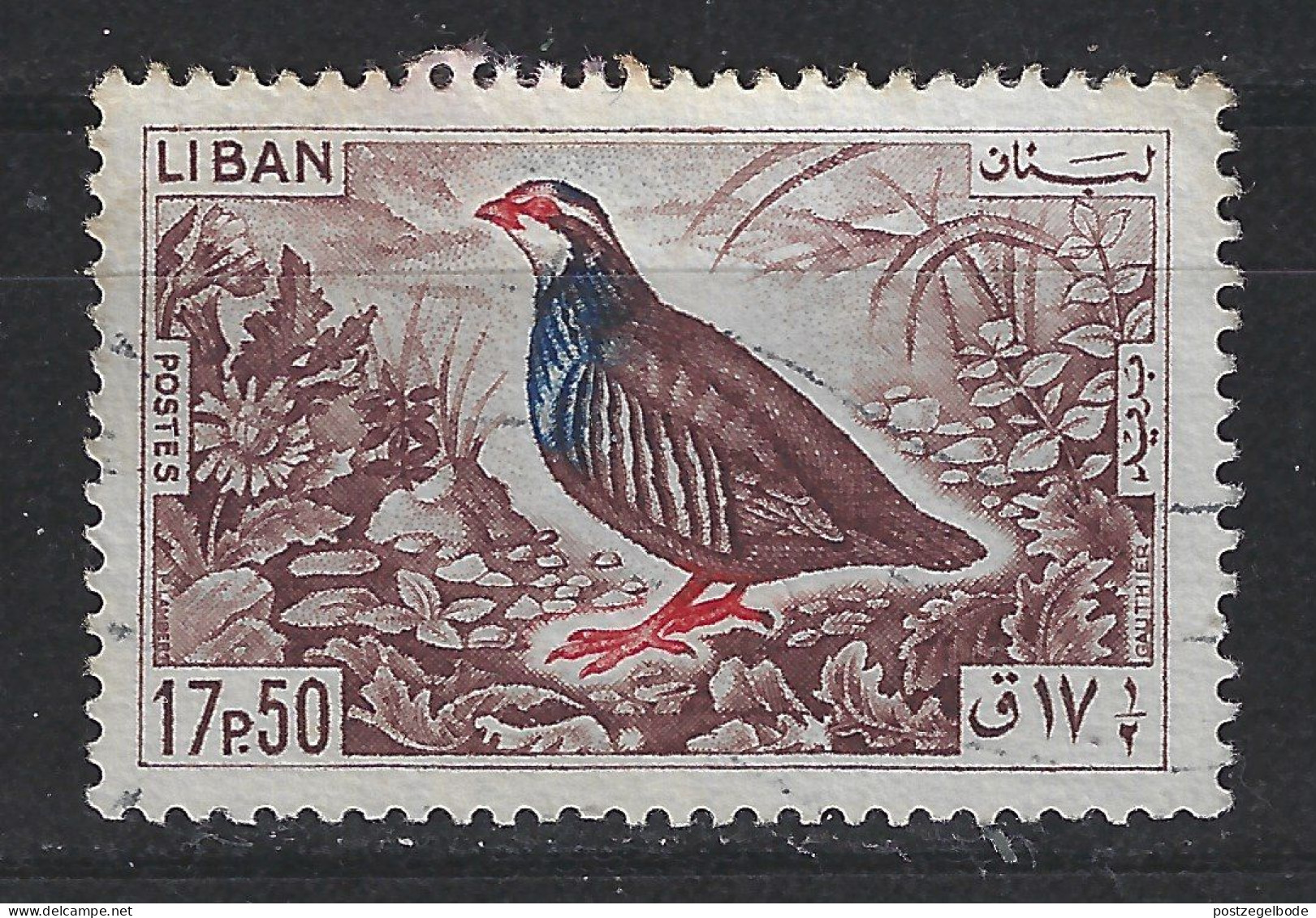 Libanon MLH : Patrijs Partridge Perdrix Perdiz Vogel Bird Ave Oiseau - Grey Partridge