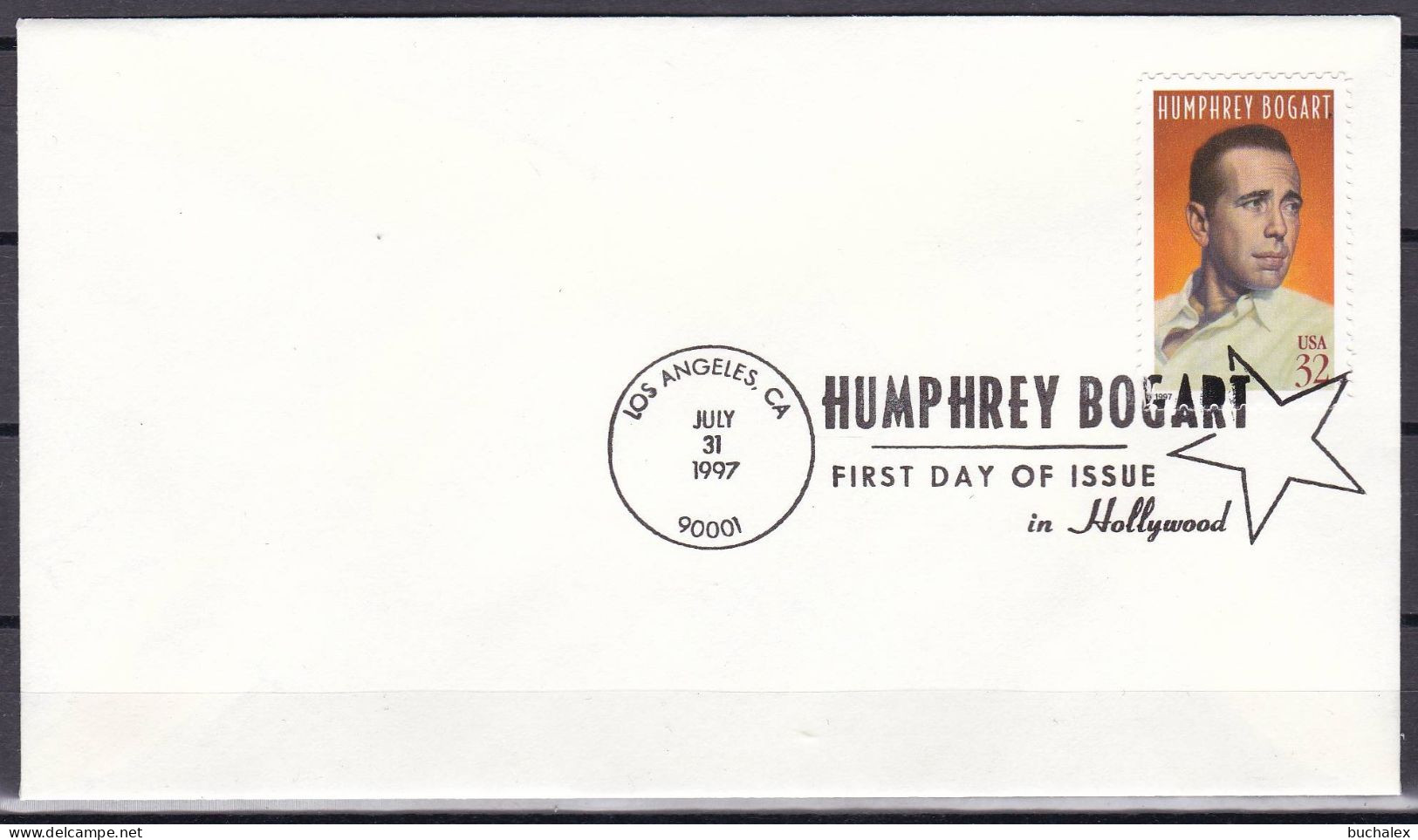USA United States 1997 Humphrey Bogart Yv 2609 5 FDC's - 1991-2000