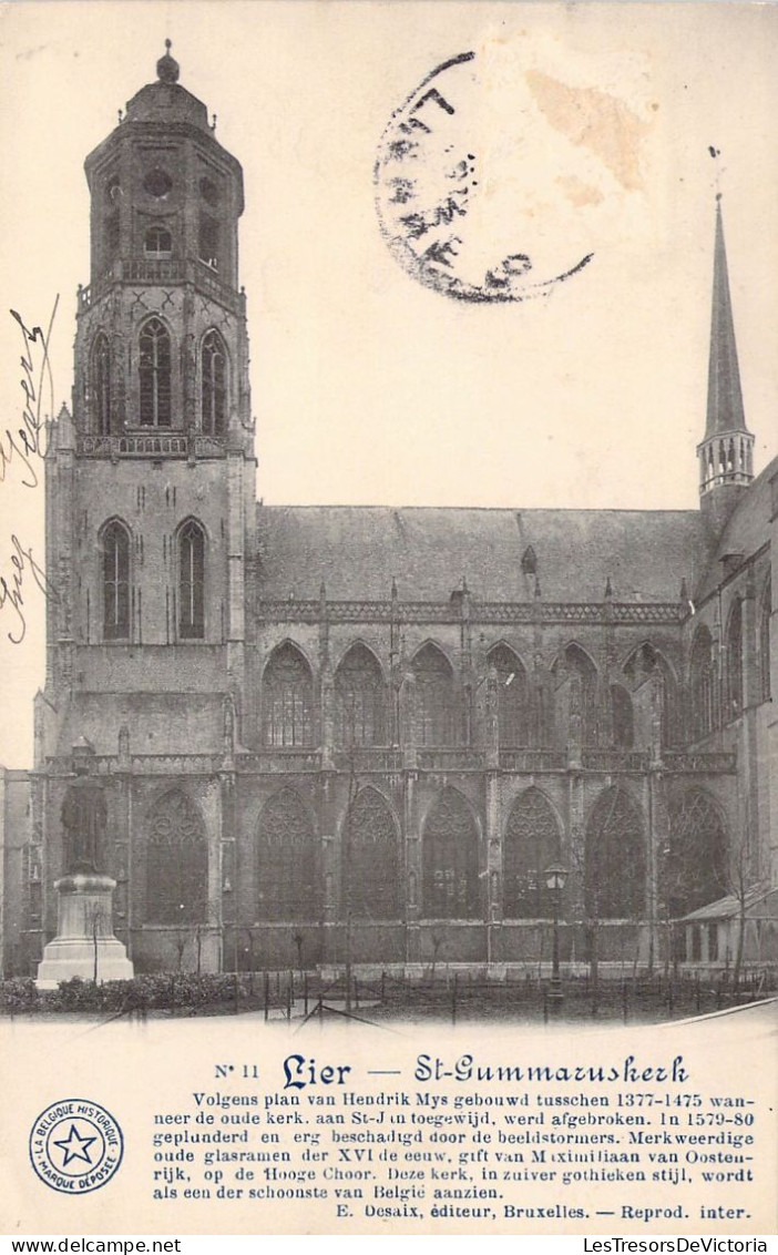 BELGIQUE - LIER - St Gummaruskerk - Carte Postale Ancienne - Lier