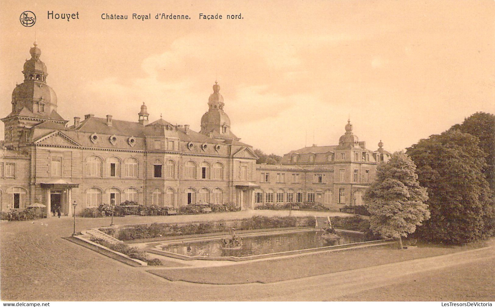 BELGIQUE - HOUYET - Château Royal D'ardenne - Façade Nord - Carte Postale Ancienne - Houyet