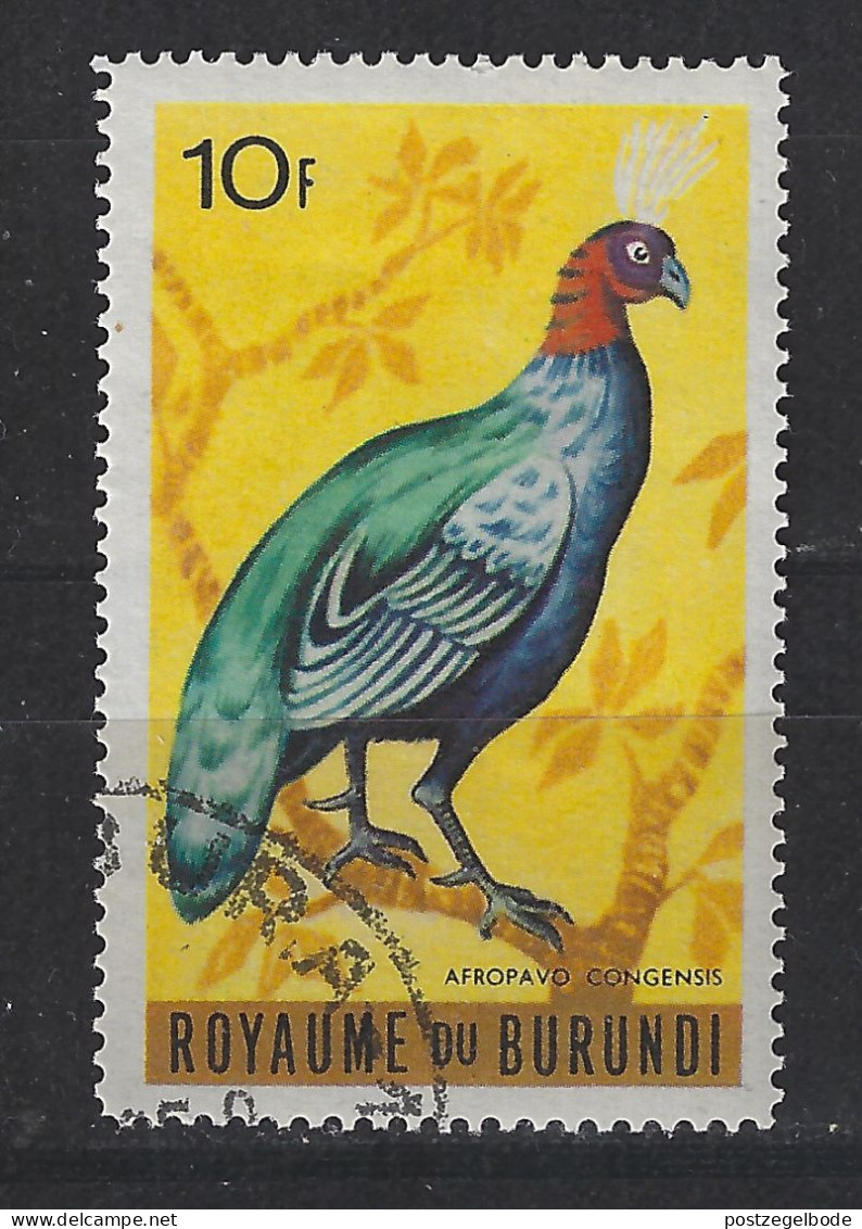 Burundi Used ; Pauw Peacock Paon Peafowl Congopauw Vogel Bird Ave Oiseau - Peacocks