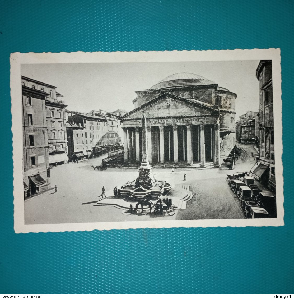 Cartolina Roma - Il Pantheon. Viaggiata 1909 - Panthéon