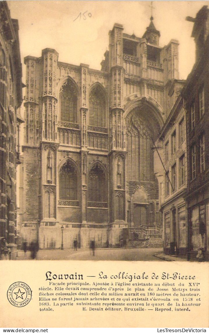 BELGIQUE - LOUVAIN - La Collégiale De Saint Pierre - Carte Postale Ancienne - Leuven