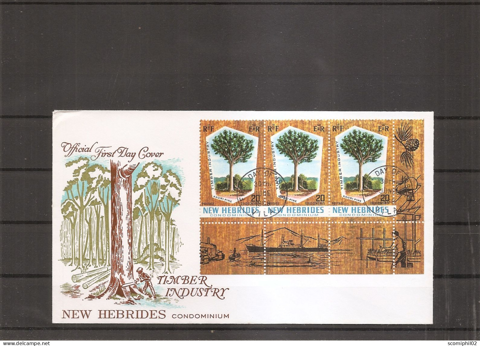 Nouvelle -Hébrides - Arbres ( FDC De 1969 à Voir) - Cartas & Documentos