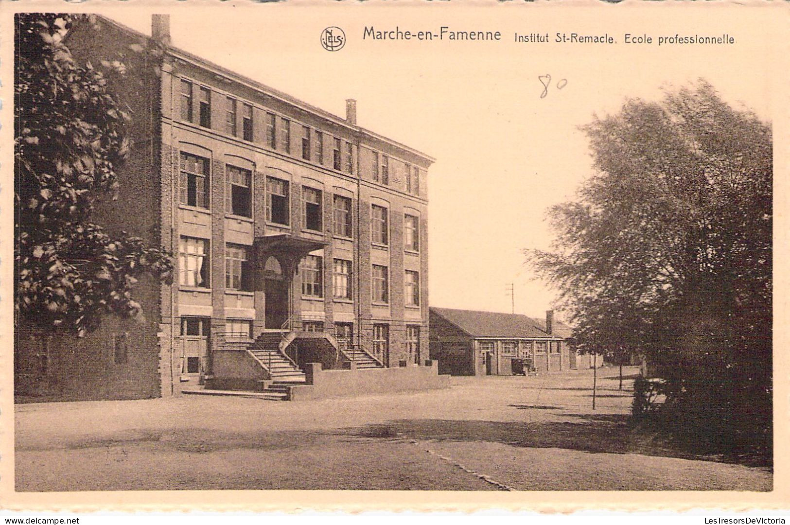 BELGIQUE - MARCHE EN FAMENNE - Institut St Remacle - Ecole Professionnelle - Carte Postale Ancienne - Marche-en-Famenne